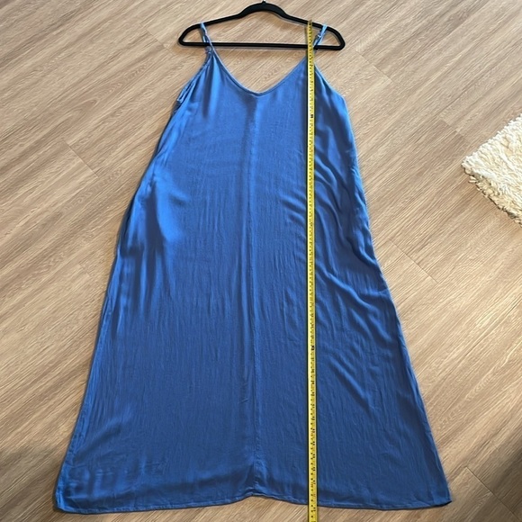 IJoah Women’s Maxi Dress Medium Blue Longline Lagenlook Coast Contemporary - Picture 12 of 13